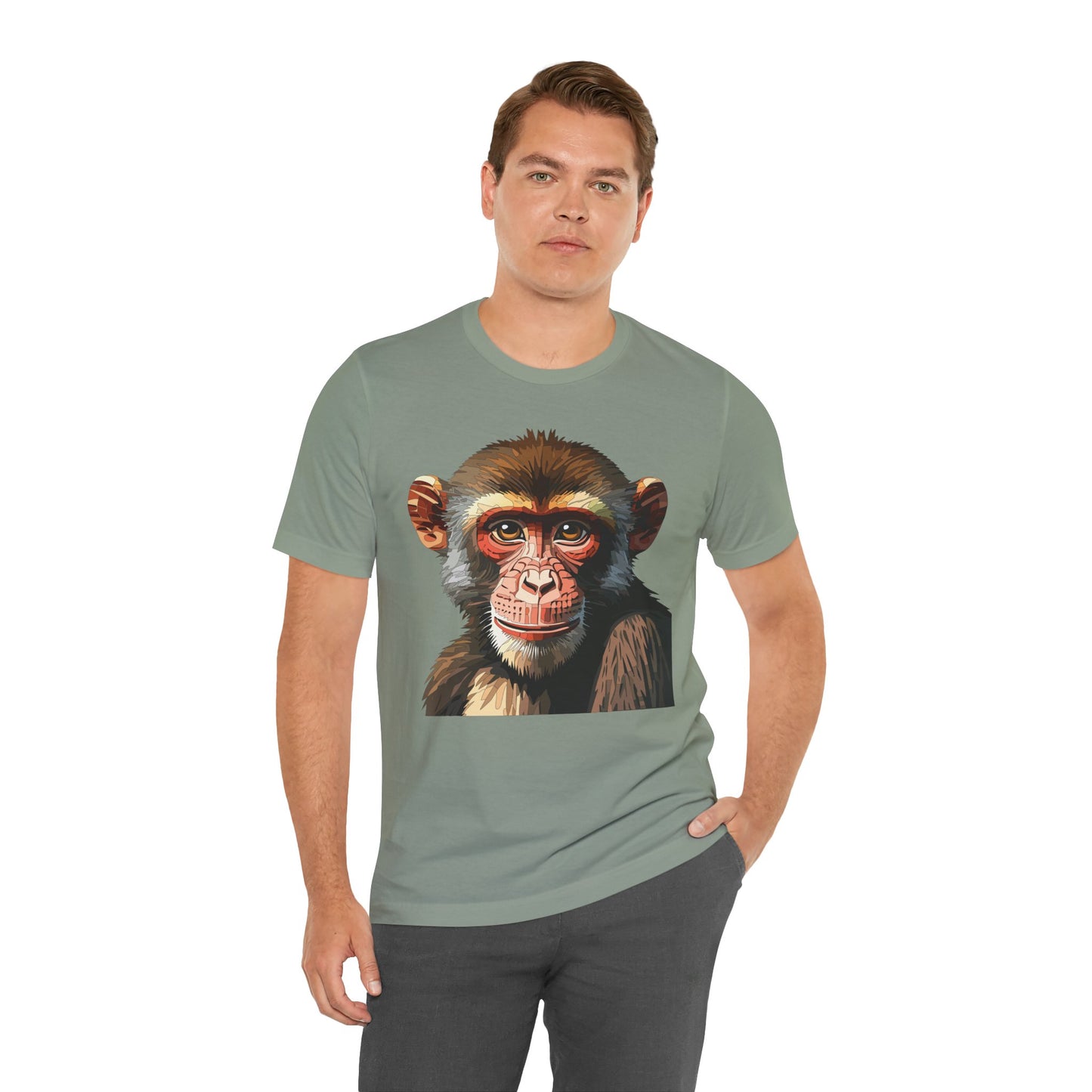 Unisex Animal Shirt, Tee Shirt with Animals, Art Design Tee Shirt, Wild Animals Shirt