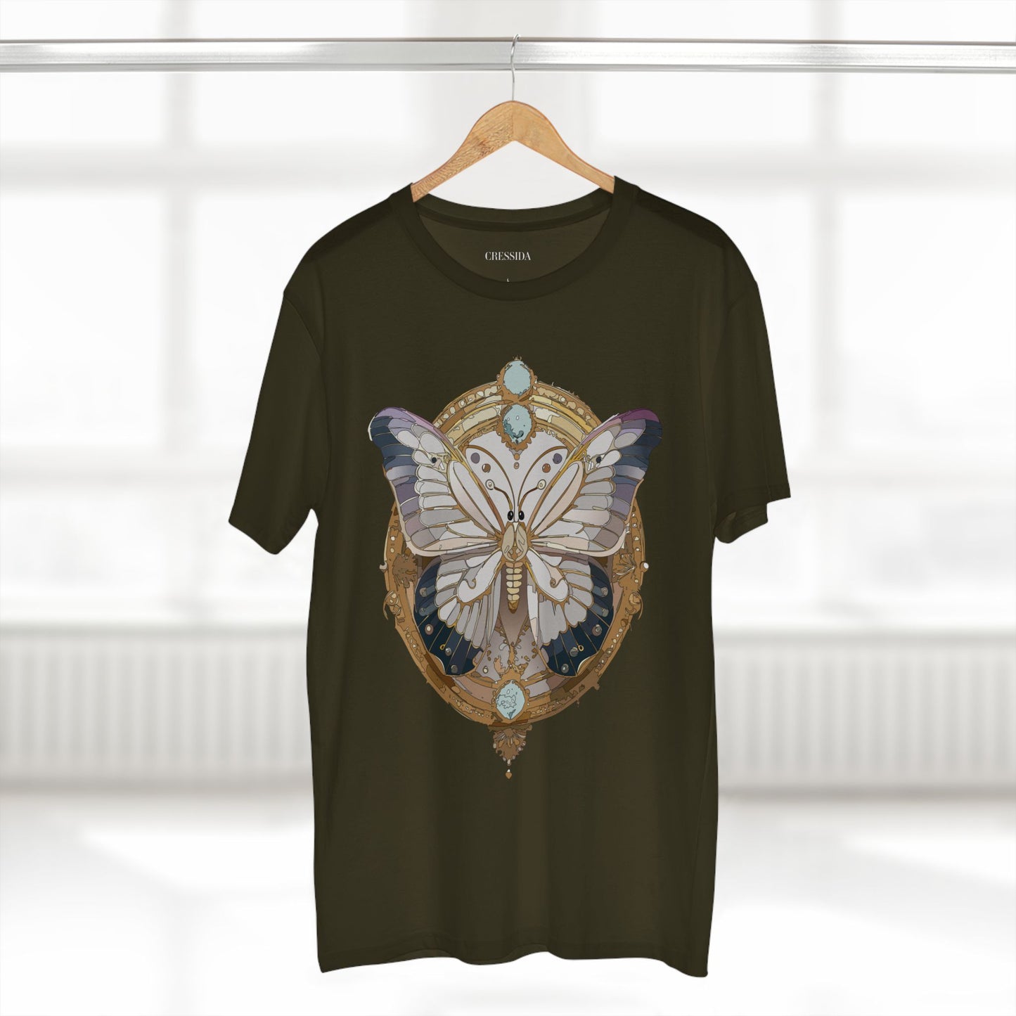 Butterfly shirt, Shirt with Butterfly, Tee Shirt with Antique Butterfly