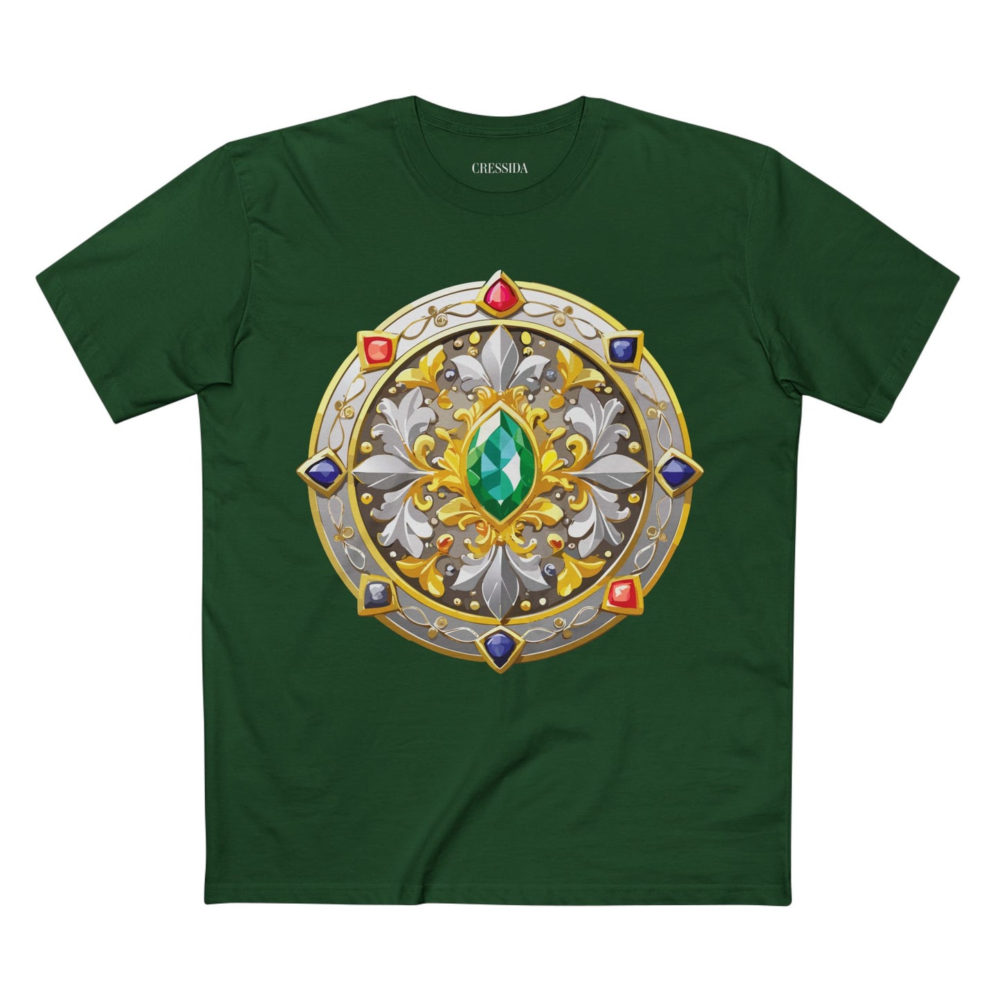 Medallion Shirt, Shirt with Medallion, Tee Shirt with Medal