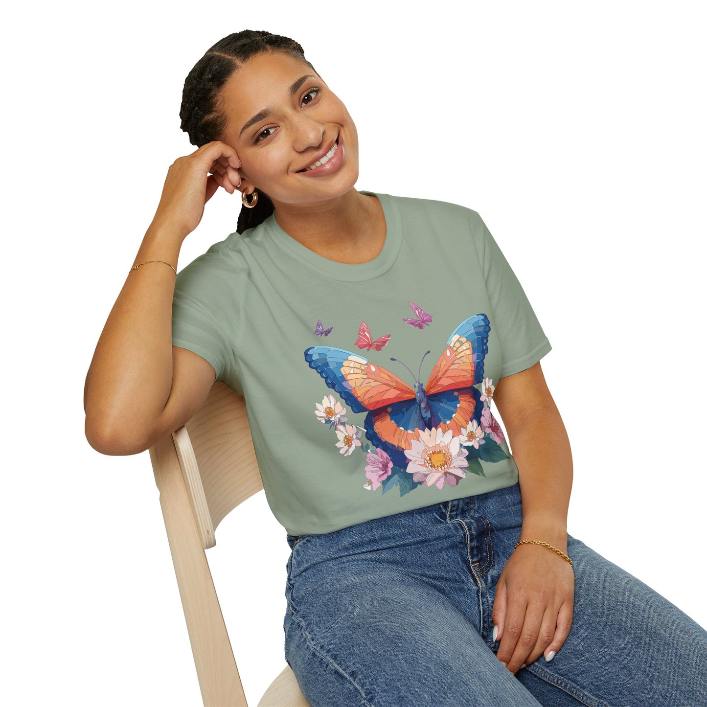 Butterfly Shirt, T Shirt with Butterfly, Monarch Shirt