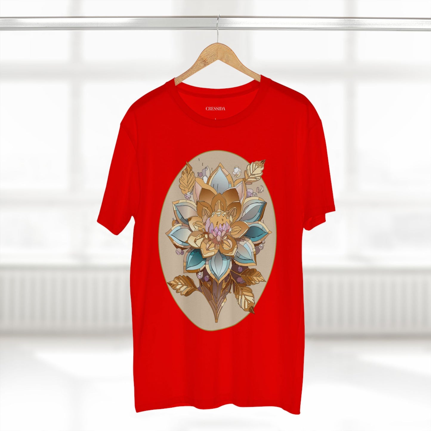 Floral Shirt, Shirt with Flower, Tee Shirt with Antique Flower