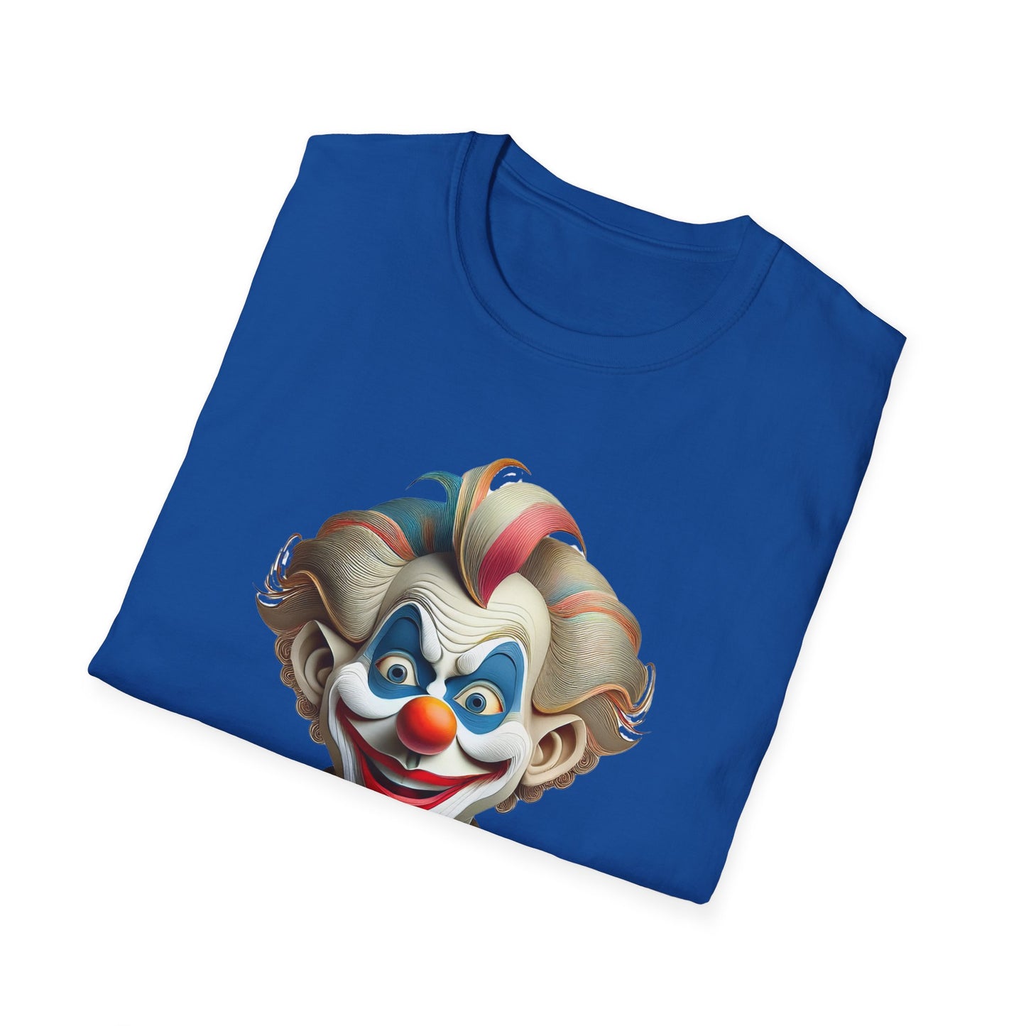 Clown Shirt, T Shirt with Clown, Funny Man Shirt, Tee Shirt with Funny Man, Circus Shirt, Shirt with Circus, Scary Man Shirt, Shirt with Scary Man