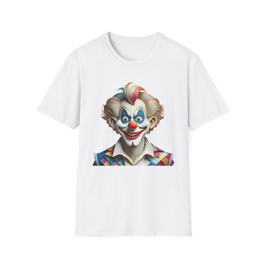 Clown Shirt, T Shirt with Clown, Funny Man Shirt, Tee Shirt with Funny Man, Circus Shirt, Shirt with Circus, Scary Man Shirt, Shirt with Scary Man