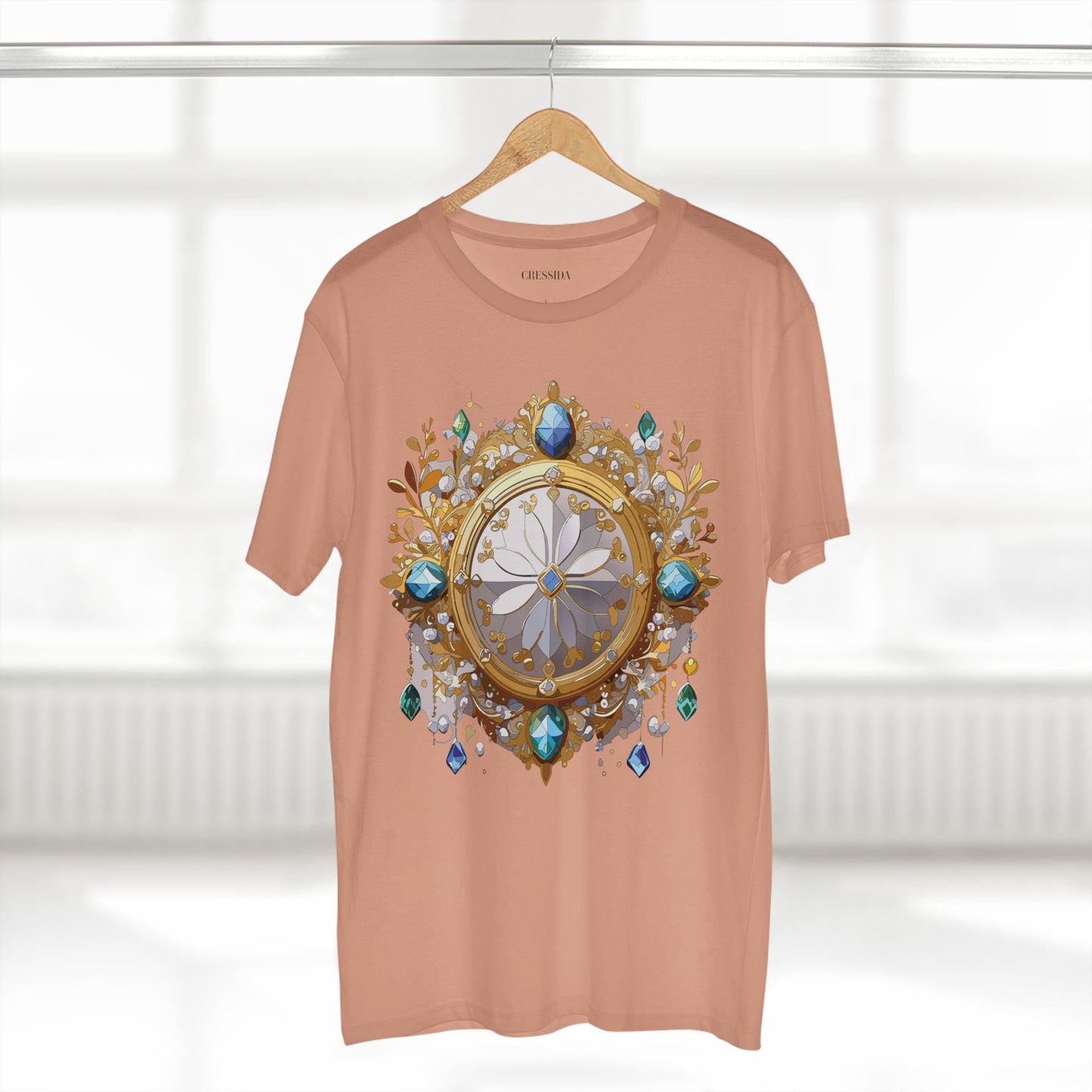 Medallion Shirt, Shirt with Medallion, Tee Shirt with Medal