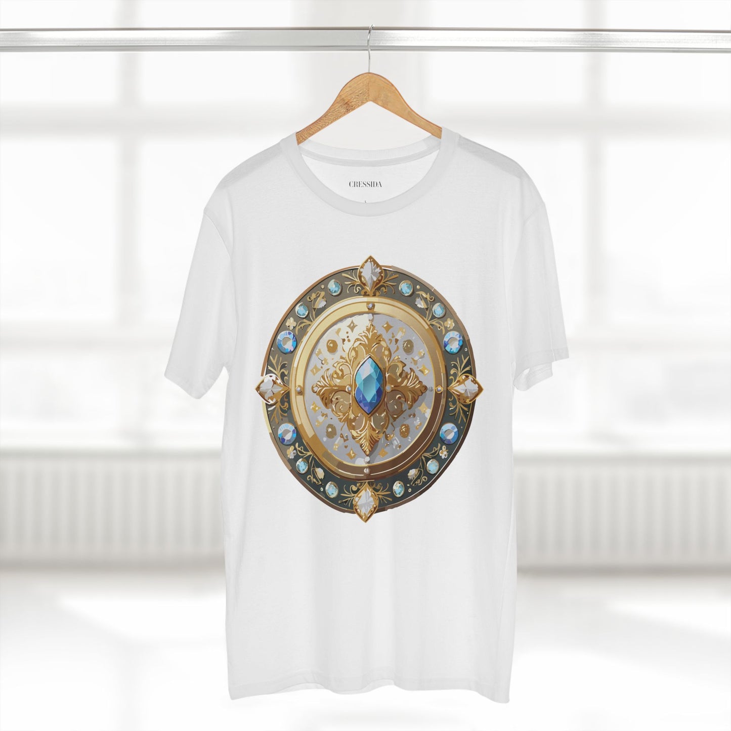 Medallion Shirt, Shirt with Medallion, Tee Shirt with Medal