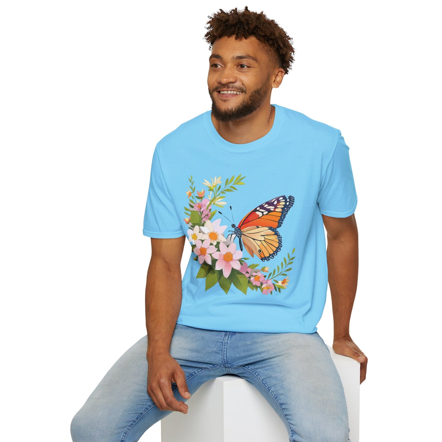 Butterfly Shirt, T Shirt with Butterfly, Monarch Shirt