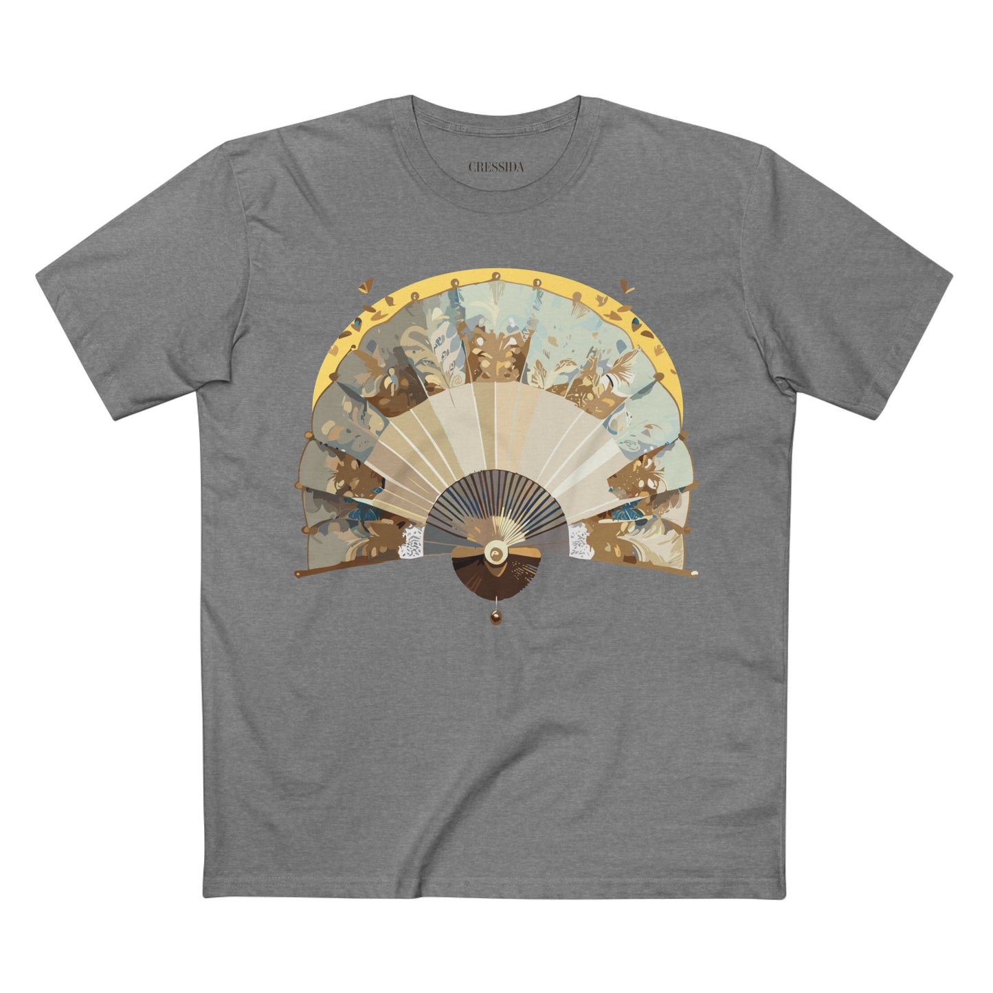 Fan shirt, Shirt with Fan, Tee Shirt with Antique Fan