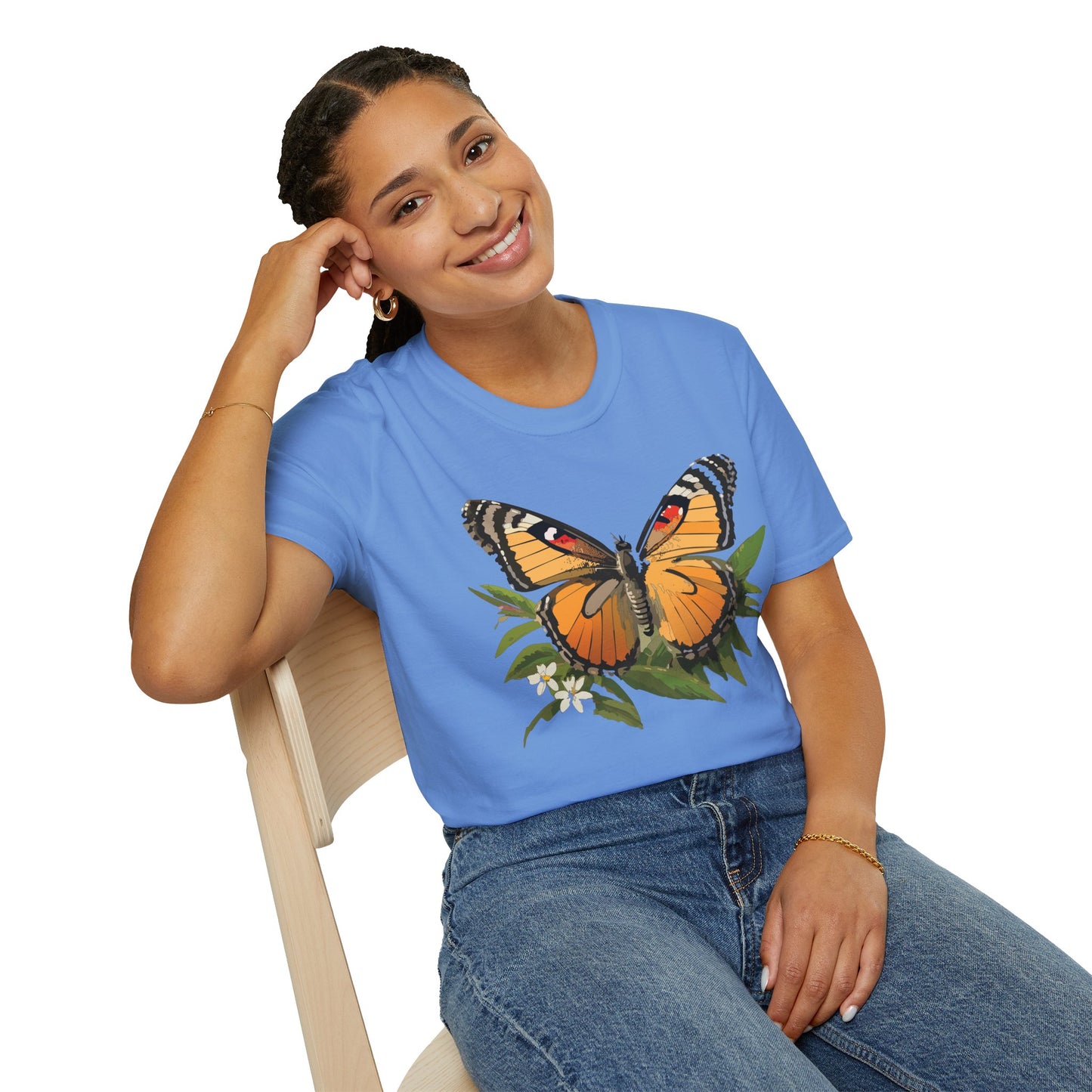 Butterfly Shirt, T Shirt with Butterfly, Monarch Shirt