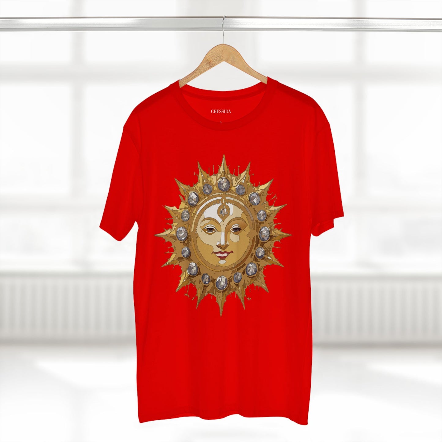 Sun Shirt, Shirt with Sun, Tee Shirt with Gold Sun