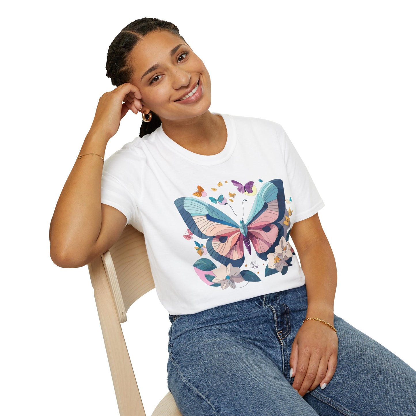 Butterfly Shirt, T Shirt with Butterfly, Monarch Shirt