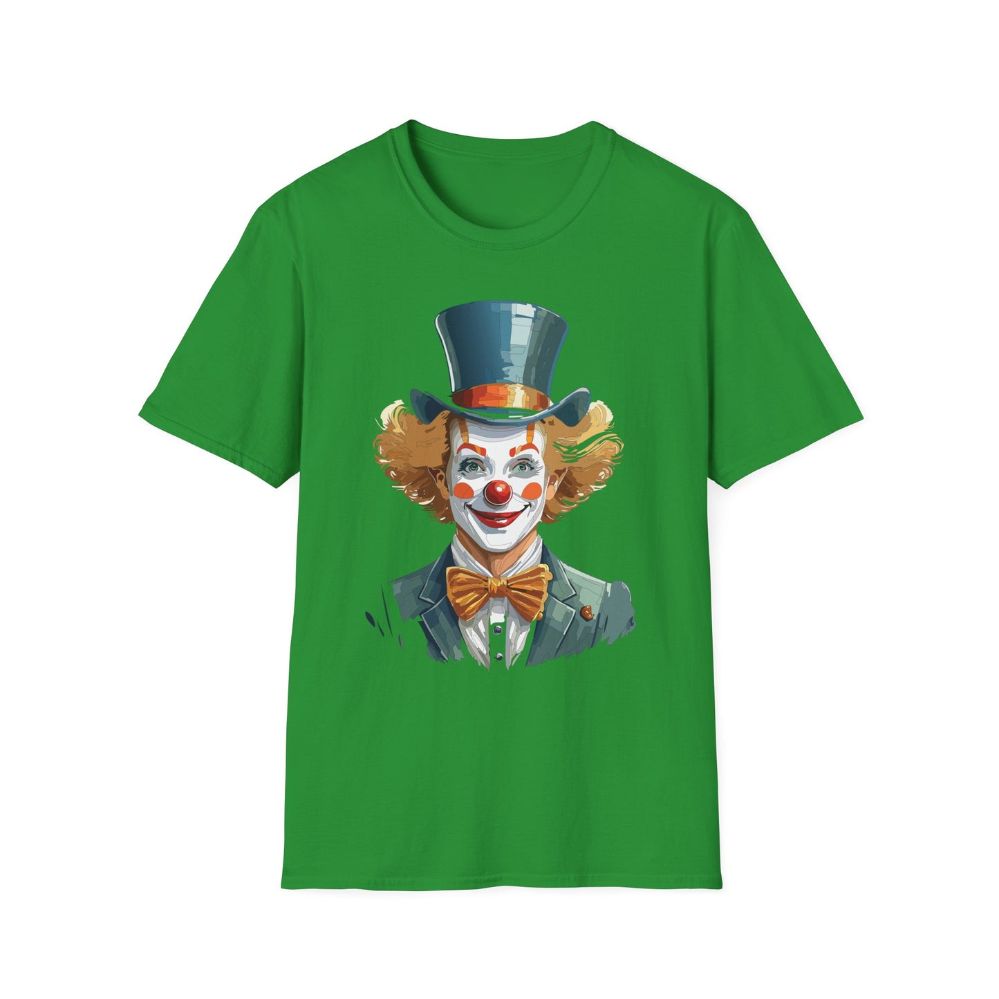 Clown Shirt, T Shirt with Clown, Funny Man Shirt, Tee Shirt with Funny Man, Circus Shirt, Shirt with Circus, Scary Man Shirt, Shirt with Scary Man
