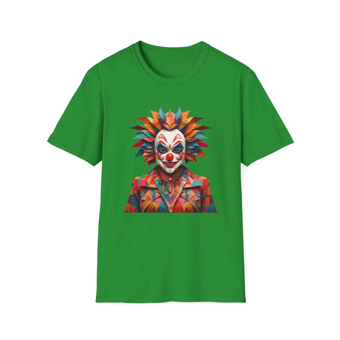 Clown Shirt, T Shirt with Clown, Funny Man Shirt, Tee Shirt with Funny Man, Circus Shirt, Shirt with Circus, Scary Man Shirt, Shirt with Scary Man