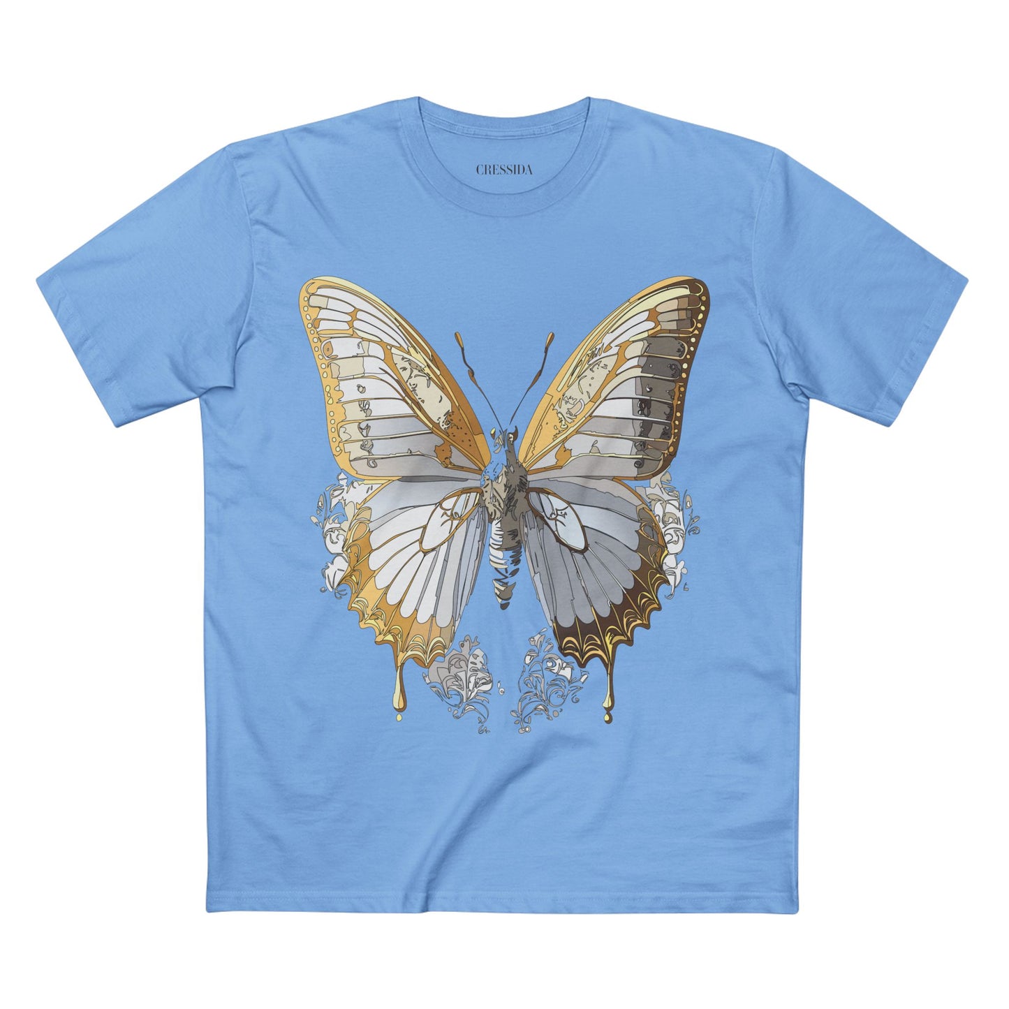 Butterfly shirt, Shirt with Butterfly, Tee Shirt with Antique Butterfly