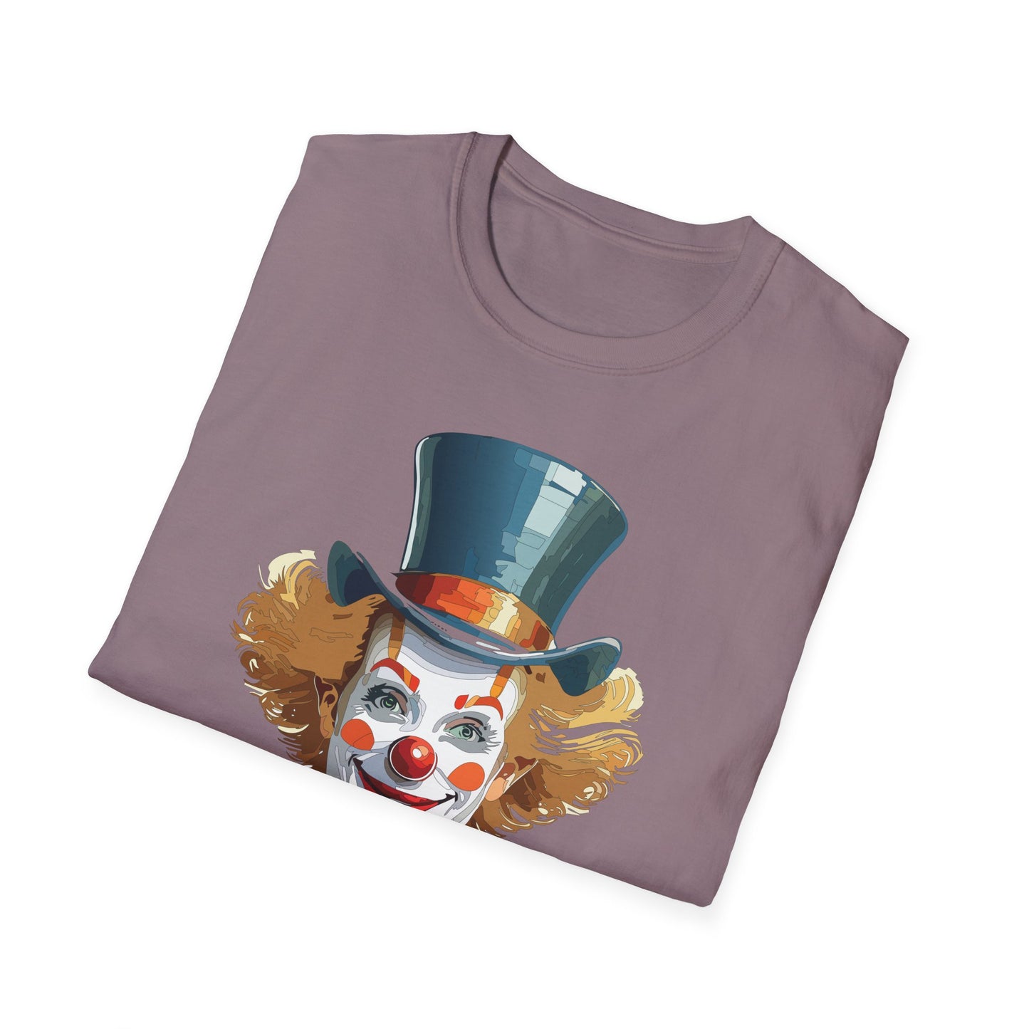 Clown Shirt, T Shirt with Clown, Funny Man Shirt, Tee Shirt with Funny Man, Circus Shirt, Shirt with Circus, Scary Man Shirt, Shirt with Scary Man