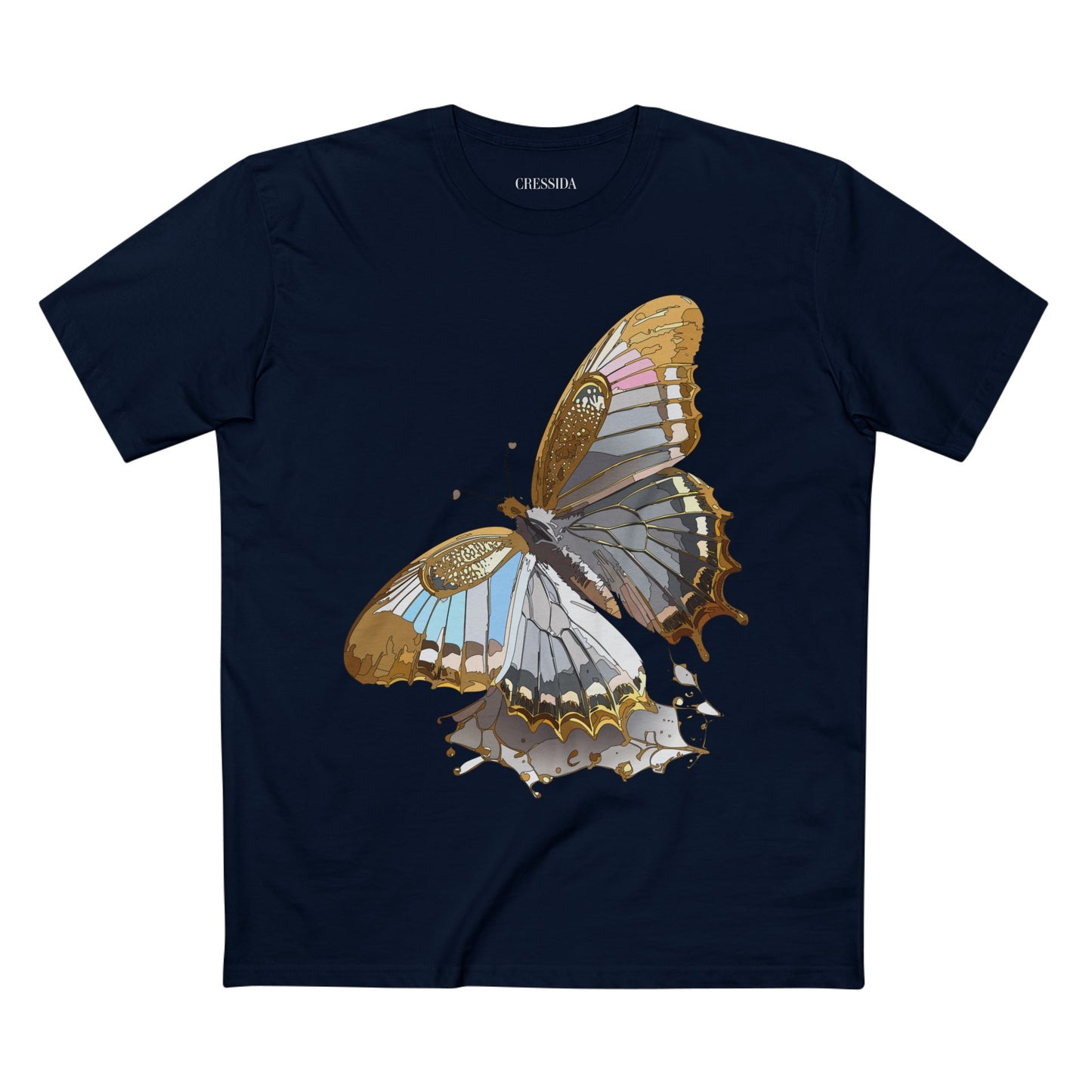 Butterfly shirt, Shirt with Butterfly, Tee Shirt with Antique Butterfly