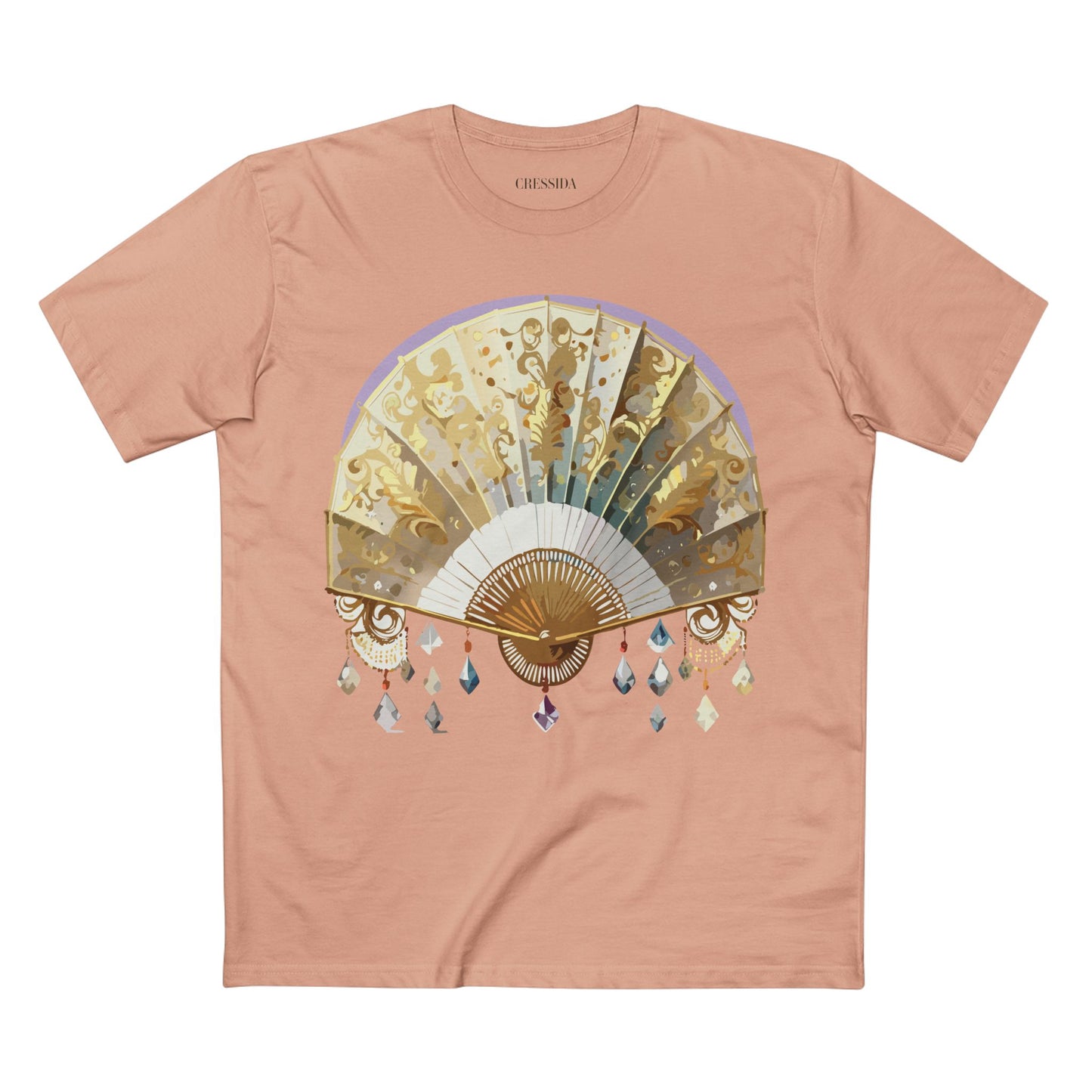 Fan shirt, Shirt with Fan, Tee Shirt with Antique Fan