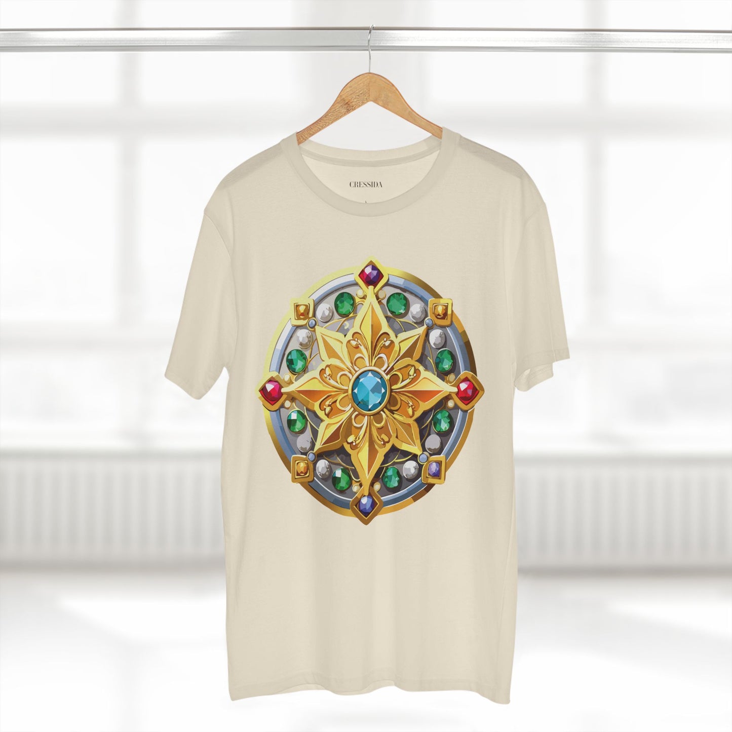 Medallion Shirt, Shirt with Medallion, Tee Shirt with Medal