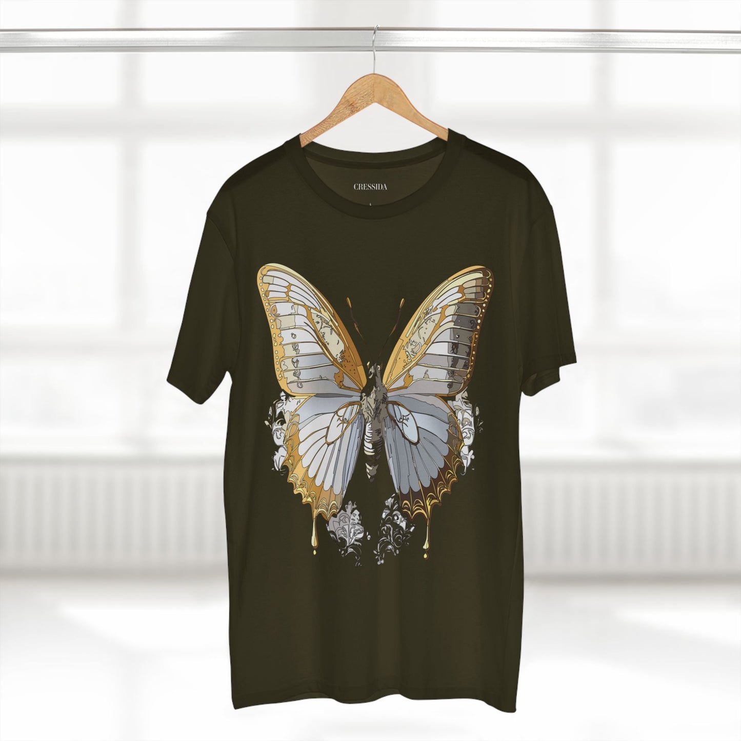 Butterfly shirt, Shirt with Butterfly, Tee Shirt with Antique Butterfly