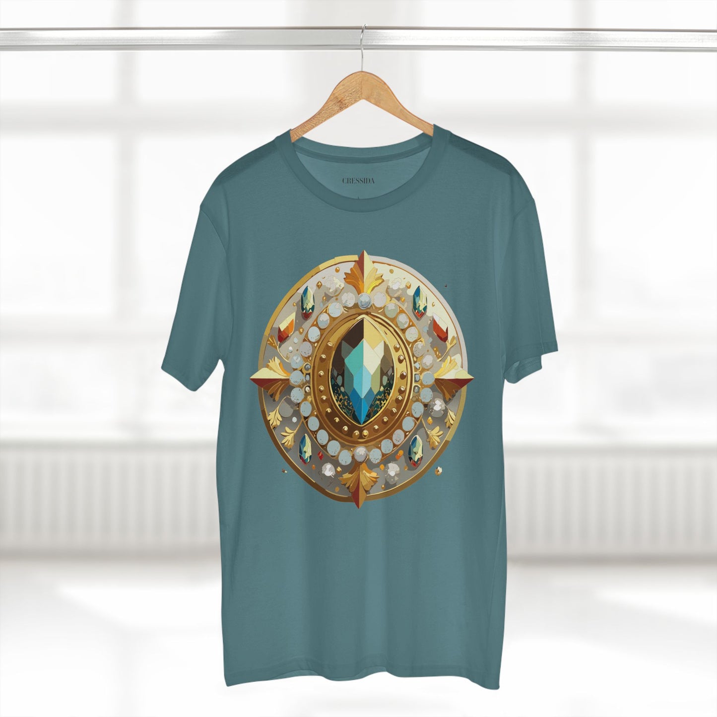 Medallion Shirt, Shirt with Medallion, Tee Shirt with Medal