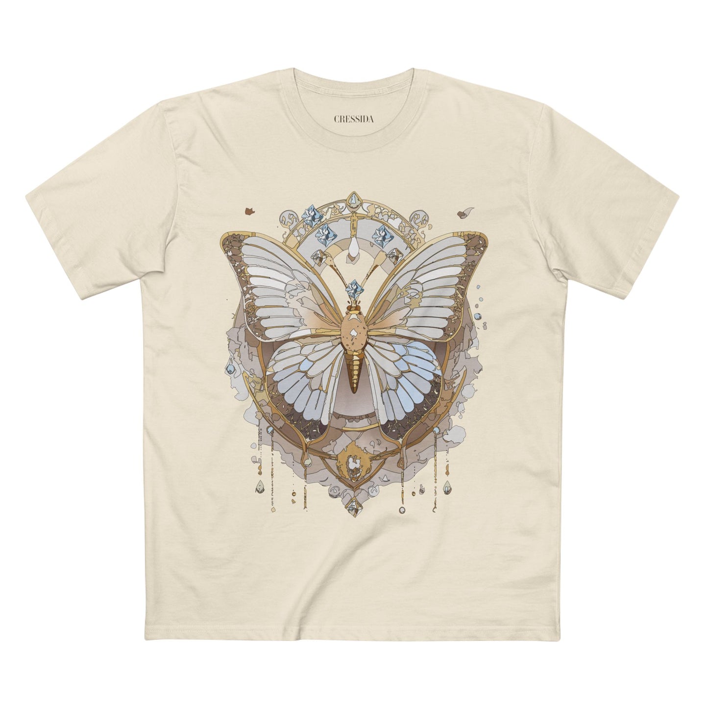 Butterfly shirt, Shirt with Butterfly, Tee Shirt with Antique Butterfly