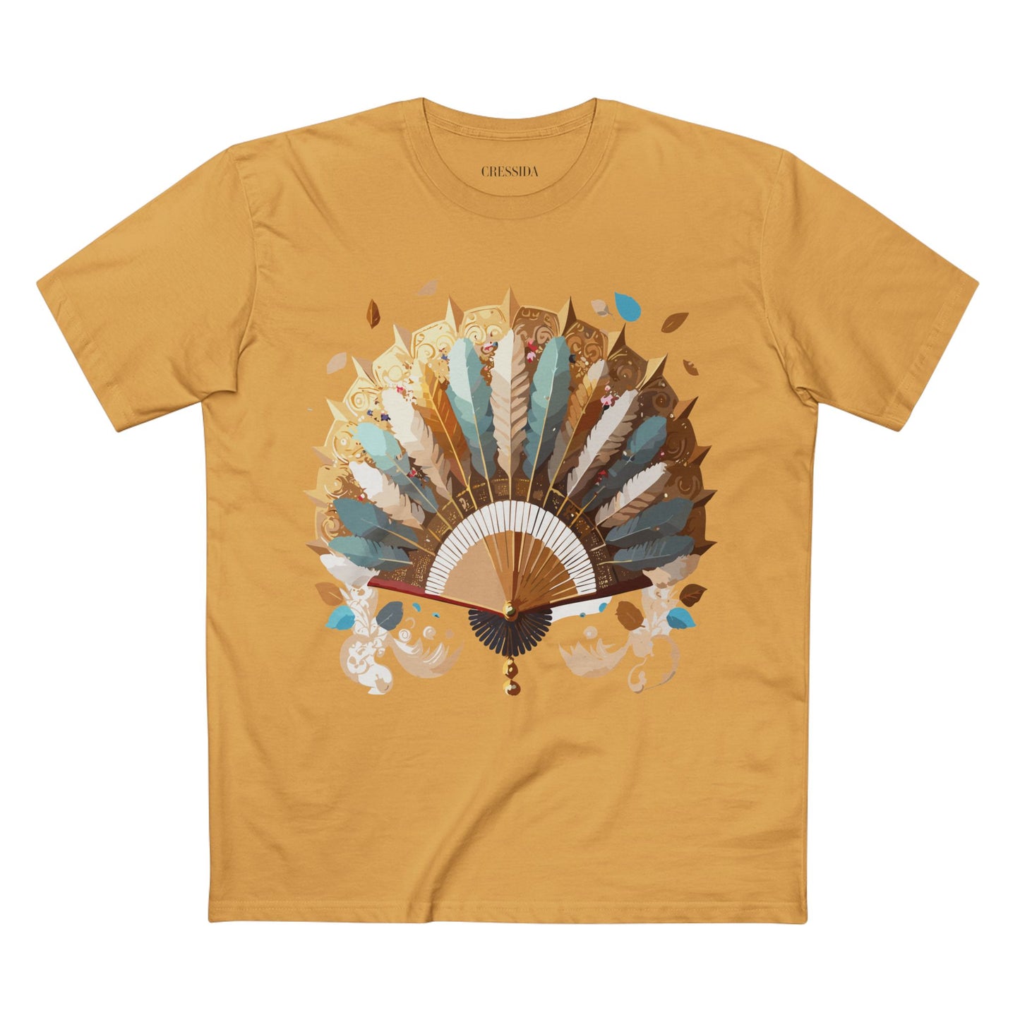 Fan shirt, Shirt with Fan, Tee Shirt with Antique Fan