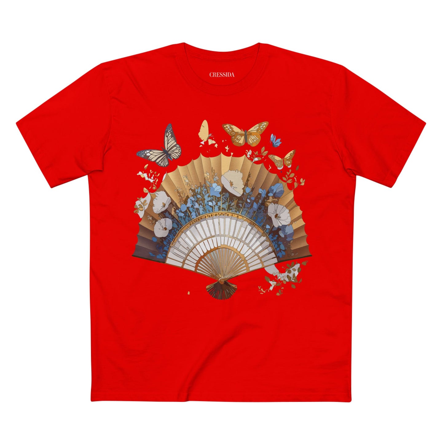 Fan shirt, Shirt with Fan, Tee Shirt with Antique Fan