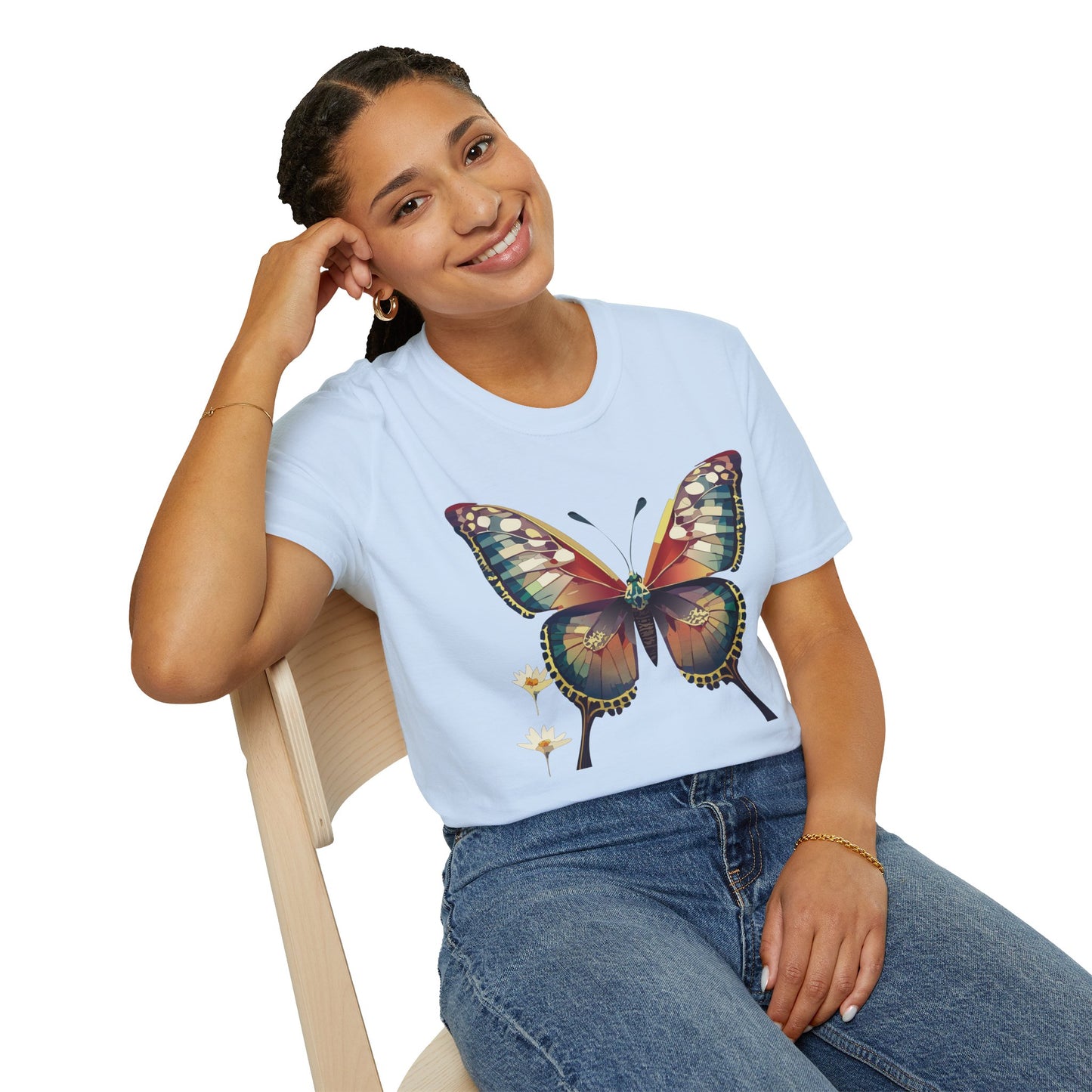Butterfly Shirt, T Shirt with Butterfly, Monarch Shirt