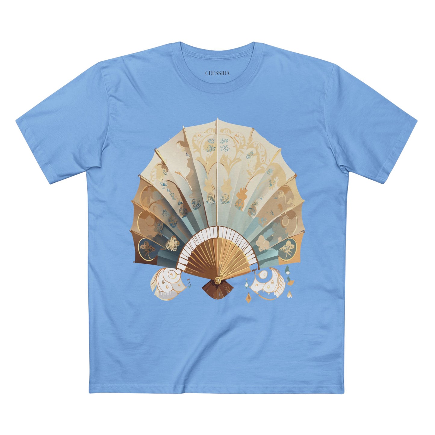 Fan shirt, Shirt with Fan, Tee Shirt with Antique Fan