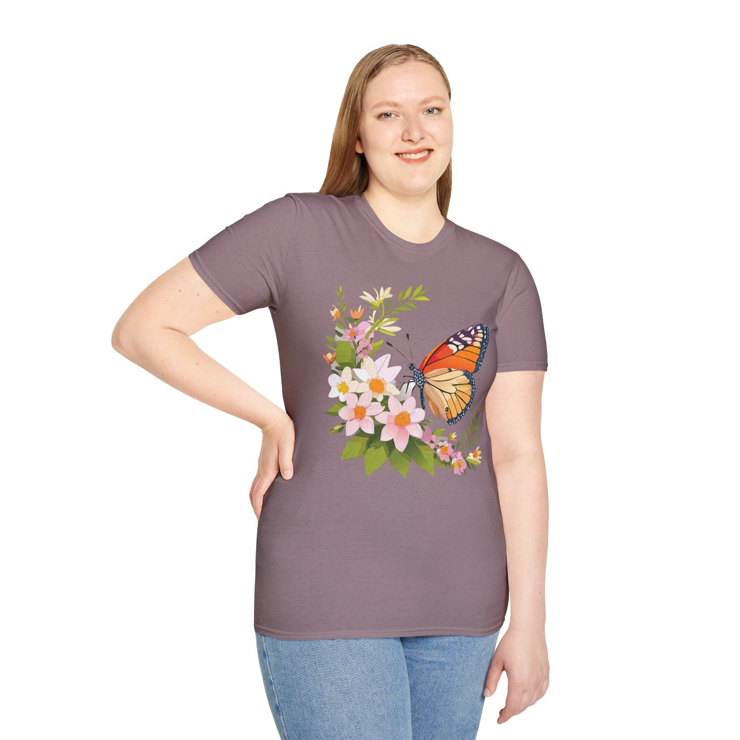 Butterfly Shirt, T Shirt with Butterfly, Monarch Shirt