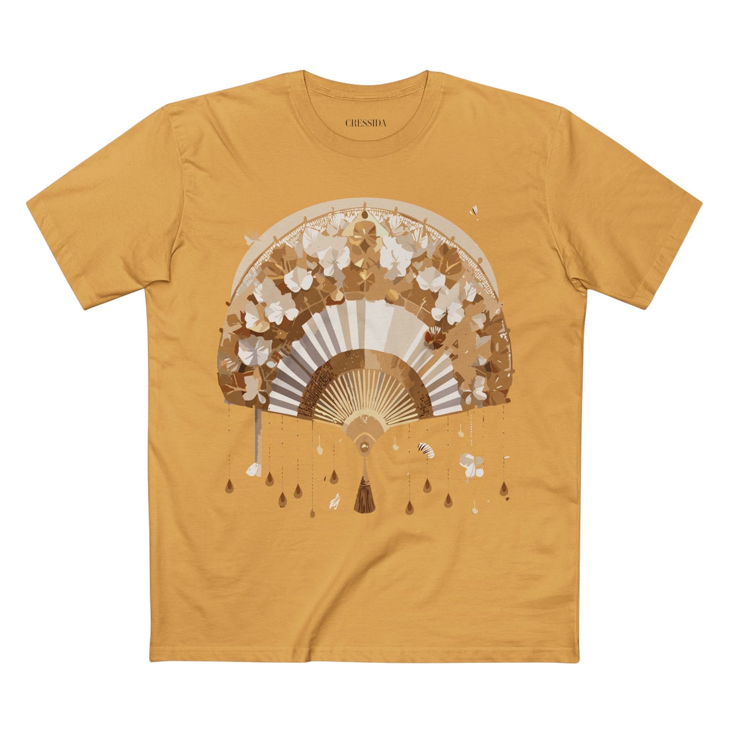 Fan shirt, Shirt with Fan, Tee Shirt with Antique Fan