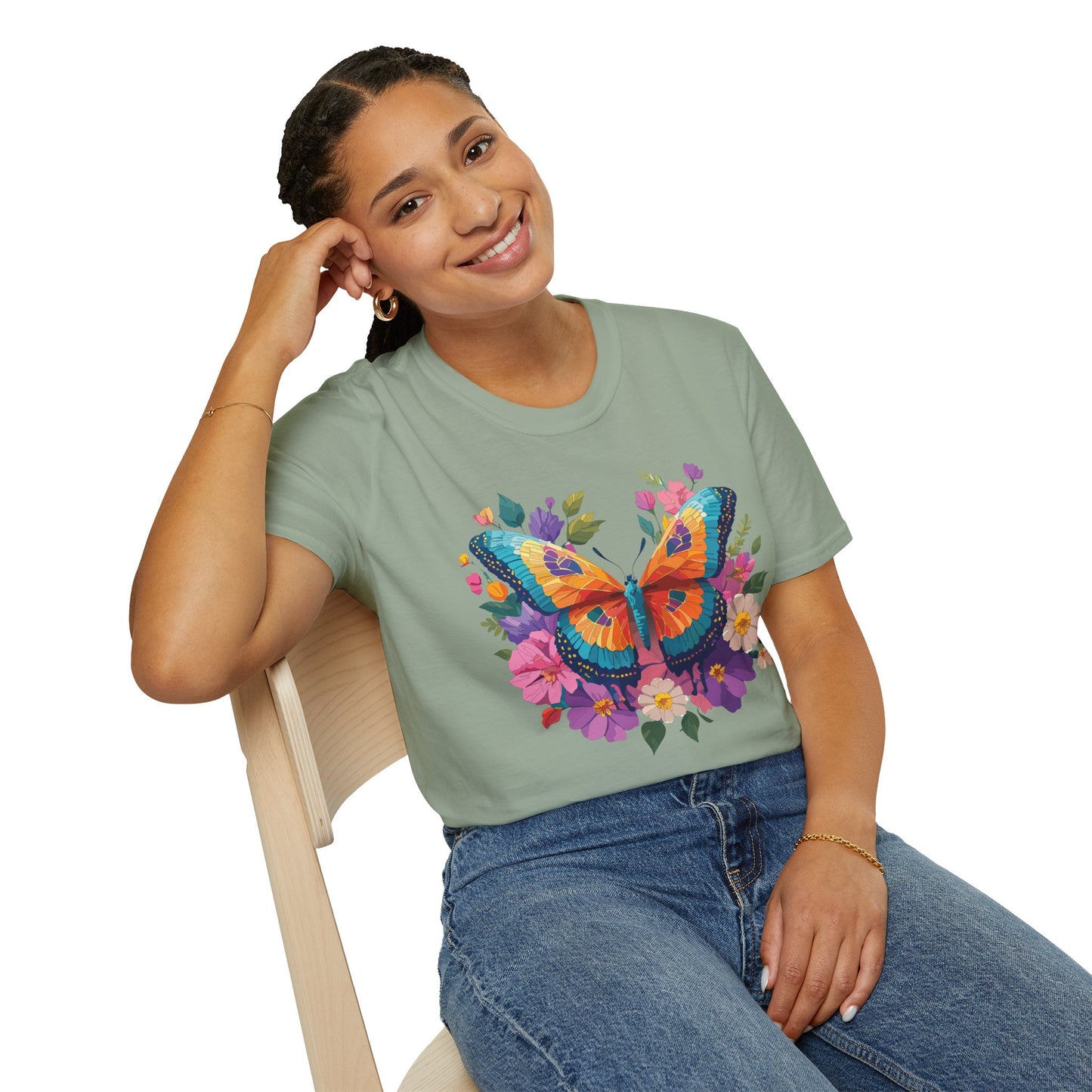 Butterfly Shirt, T Shirt with Butterfly, Monarch Shirt