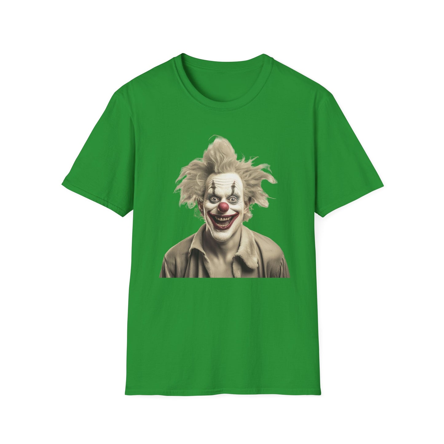 Clown Shirt, T Shirt with Clown, Funny Man Shirt, Tee Shirt with Funny Man, Circus Shirt, Shirt with Circus, Scary Man Shirt, Shirt with Scary Man