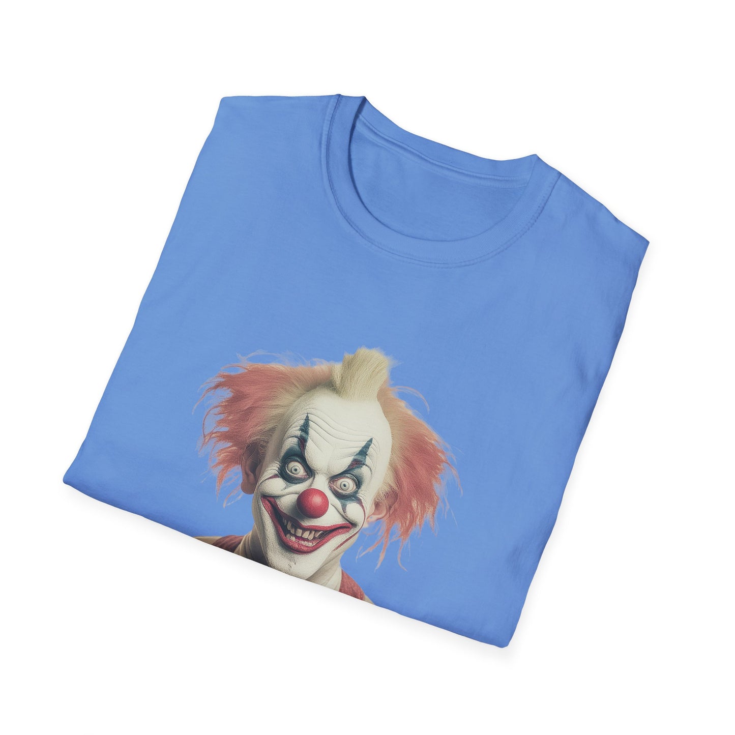 Clown Shirt, T Shirt with Clown, Funny Man Shirt, Tee Shirt with Funny Man, Circus Shirt, Shirt with Circus, Scary Man Shirt, Shirt with Scary Man