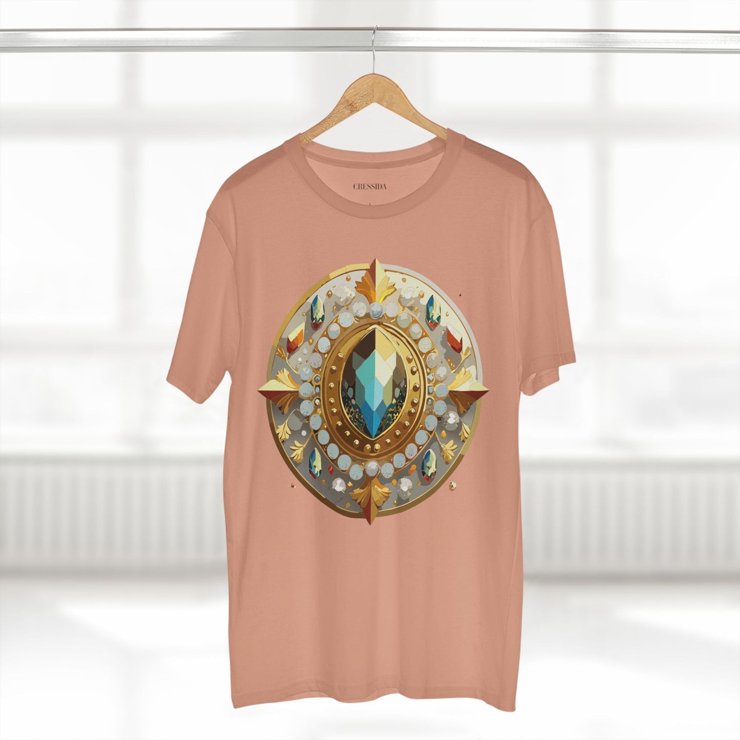 Medallion Shirt, Shirt with Medallion, Tee Shirt with Medal