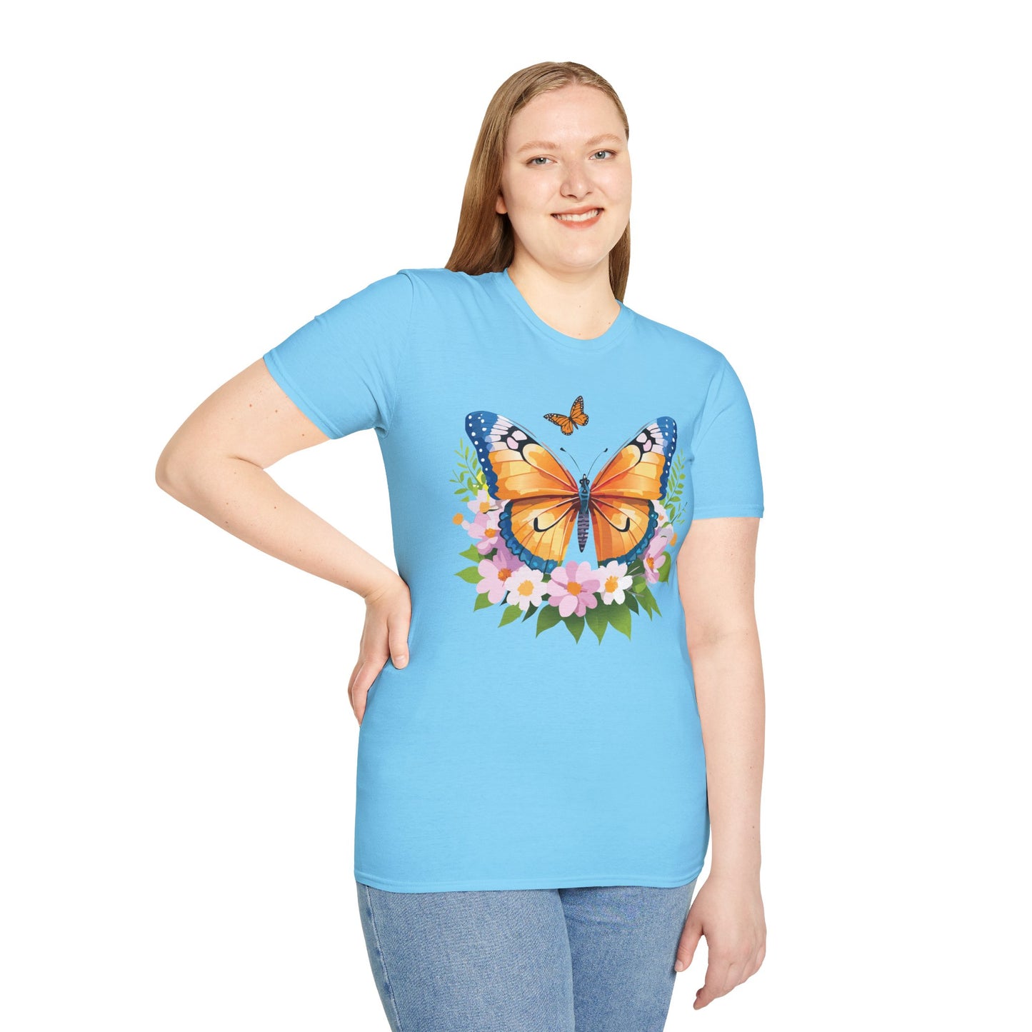Butterfly Shirt, T Shirt with Butterfly, Monarch Shirt