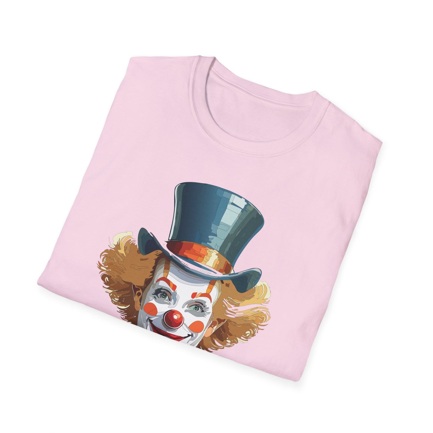 Clown Shirt, T Shirt with Clown, Funny Man Shirt, Tee Shirt with Funny Man, Circus Shirt, Shirt with Circus, Scary Man Shirt, Shirt with Scary Man