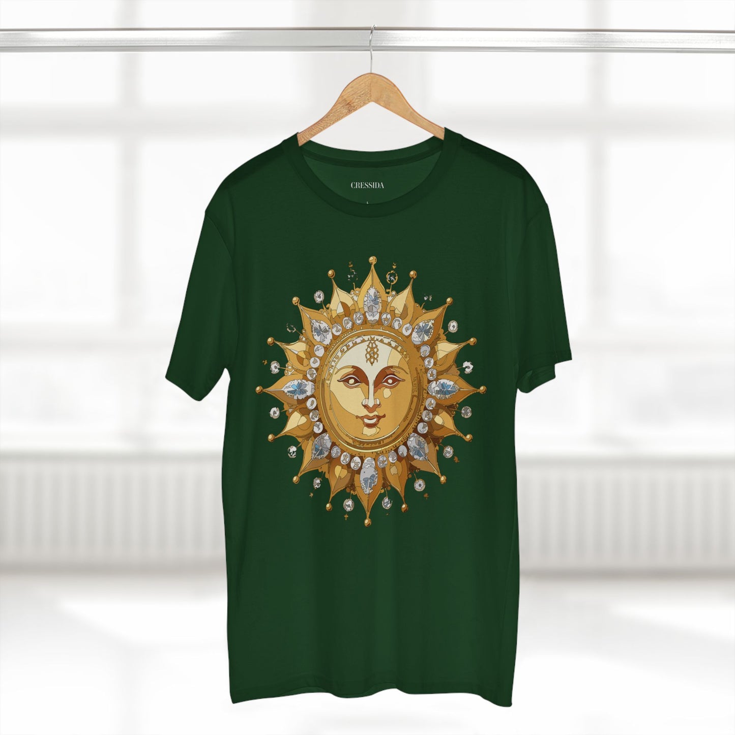 Sun Shirt, Shirt with Sun, Tee Shirt with Gold Sun