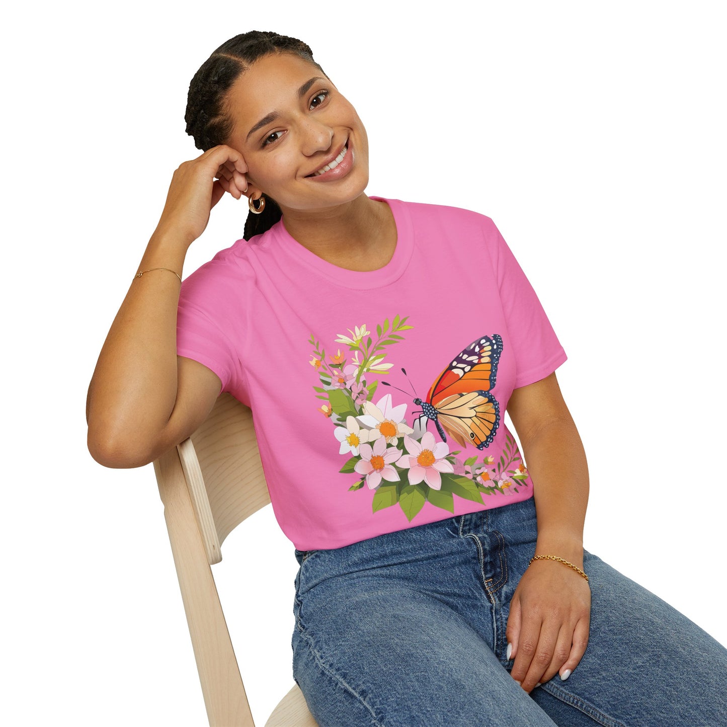 Butterfly Shirt, T Shirt with Butterfly, Monarch Shirt