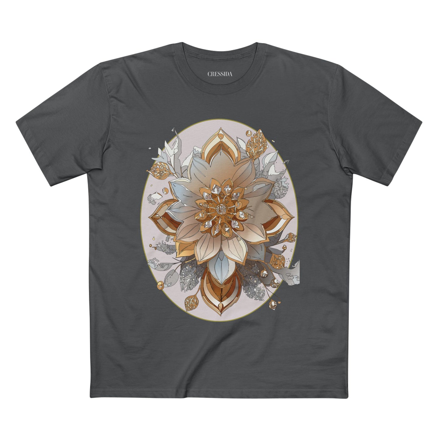 Floral Shirt, Shirt with Flower, Tee Shirt with Antique Flower