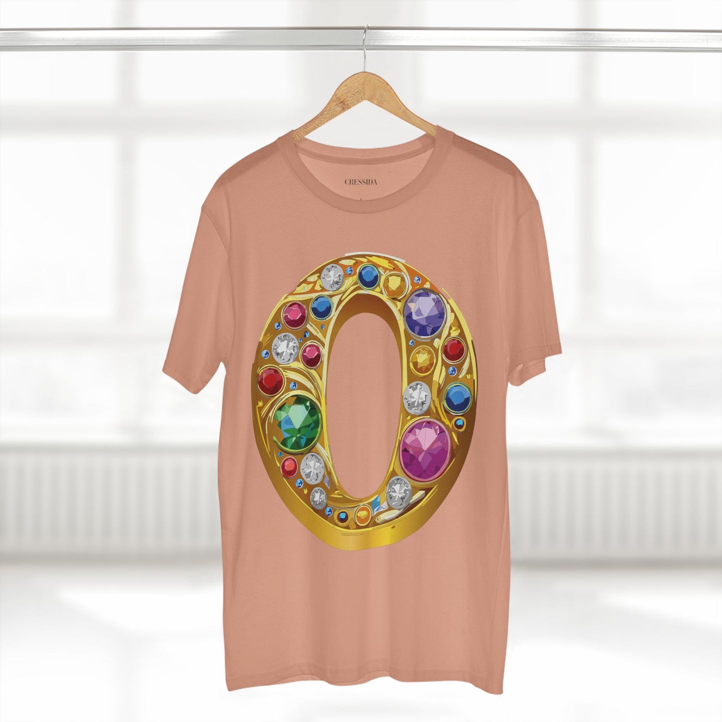 Letter Shirt, Shirt with Letters, Tee Shirt with Gold Letters