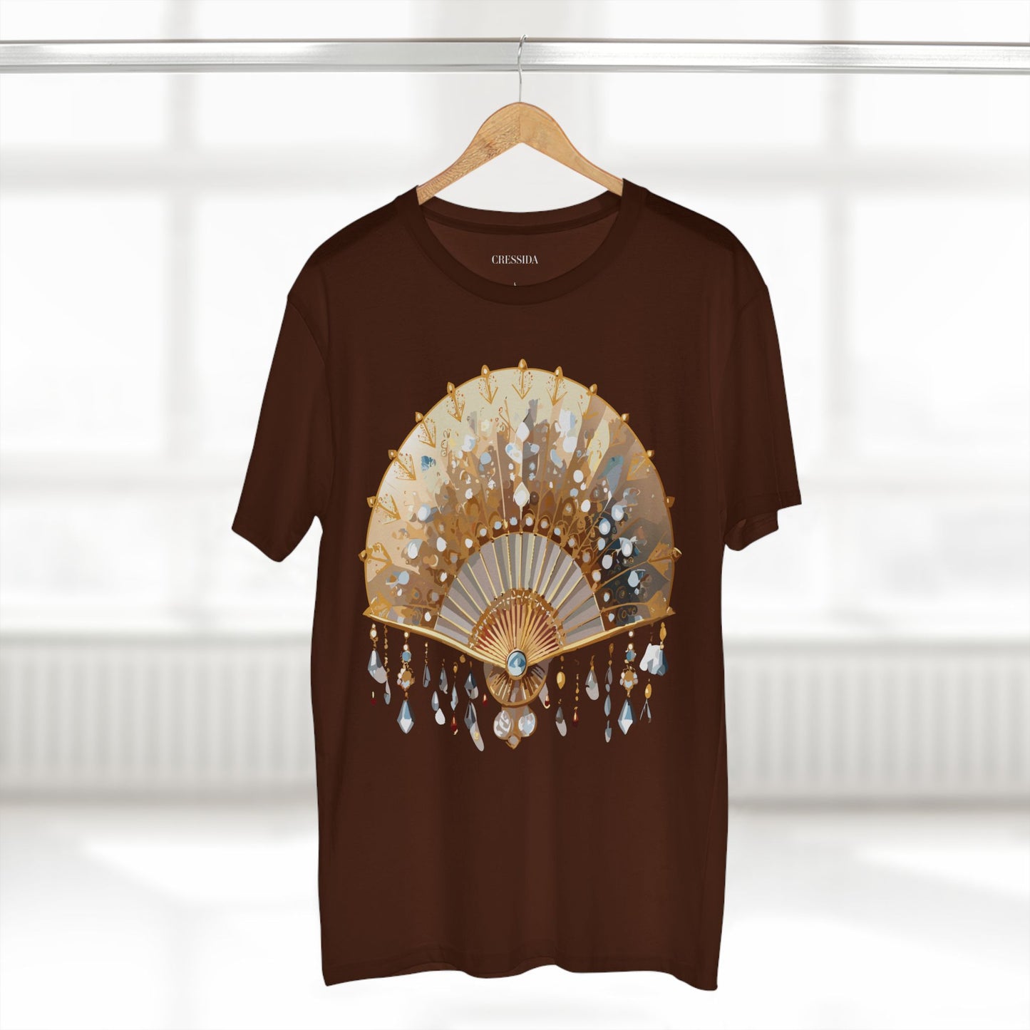 Fan shirt, Shirt with Fan, Tee Shirt with Antique Fan