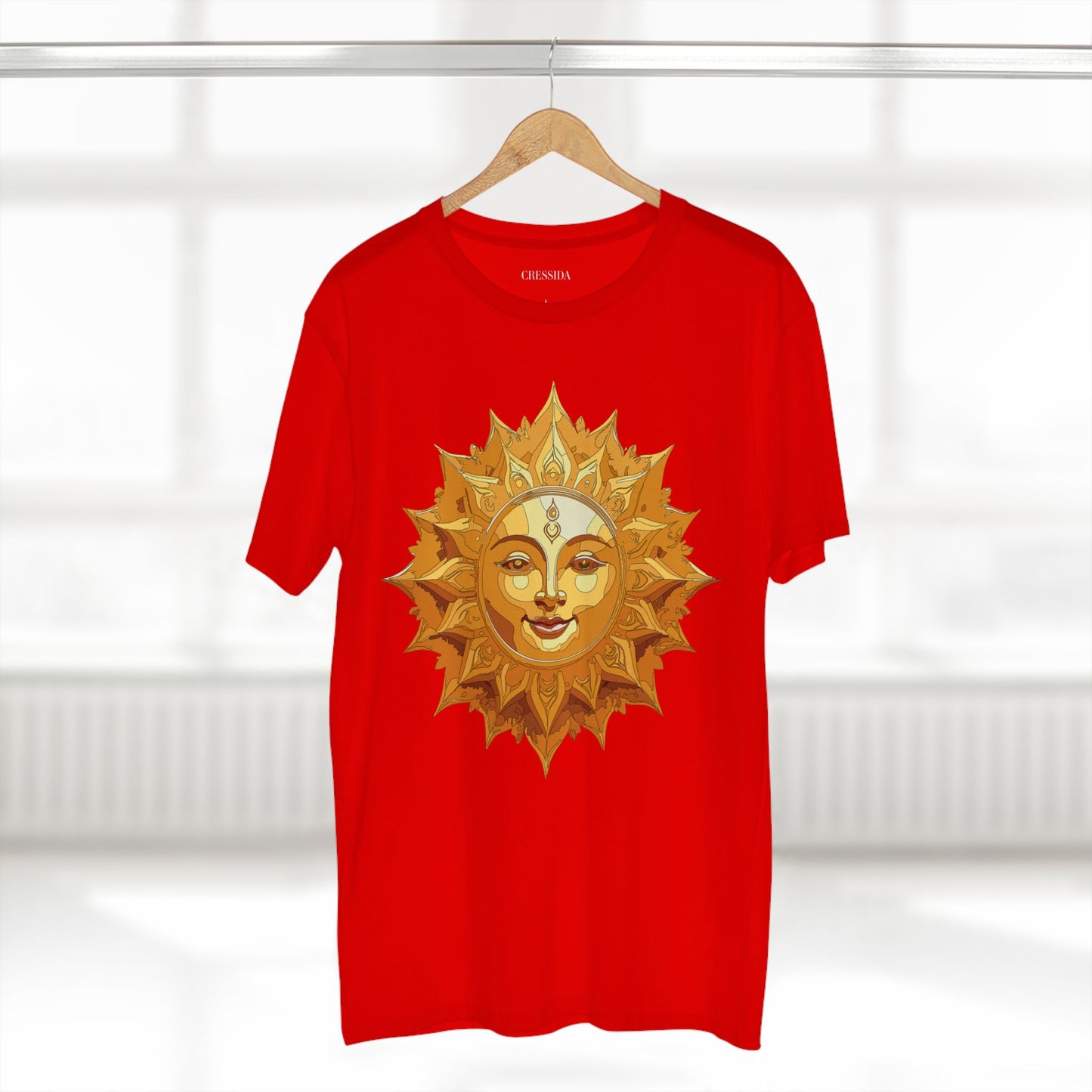 Sun Shirt, Shirt with Sun, Tee Shirt with Gold Sun