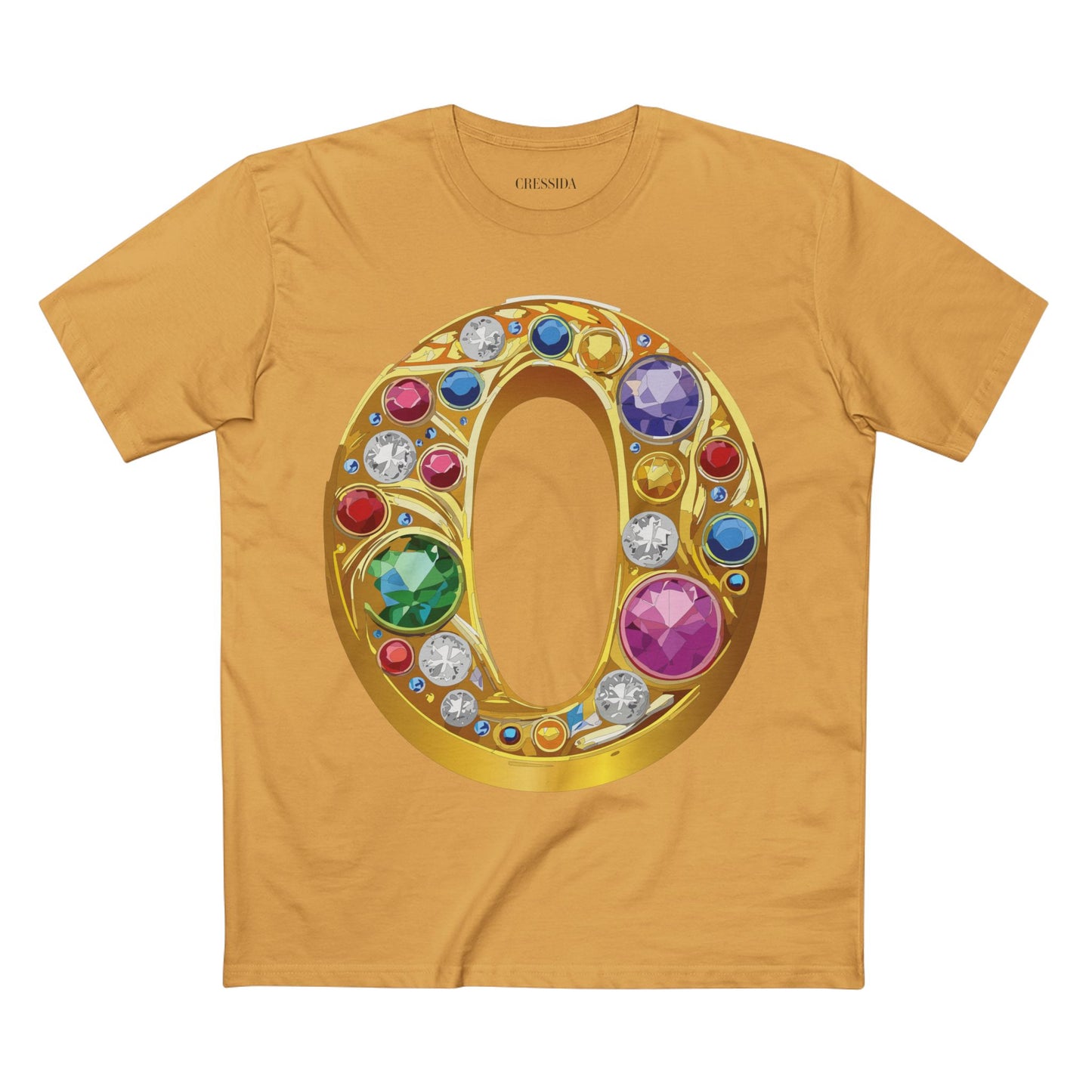 Letter Shirt, Shirt with Letters, Tee Shirt with Gold Letters