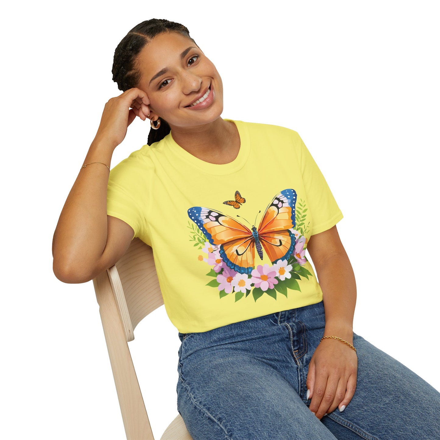 Butterfly Shirt, T Shirt with Butterfly, Monarch Shirt