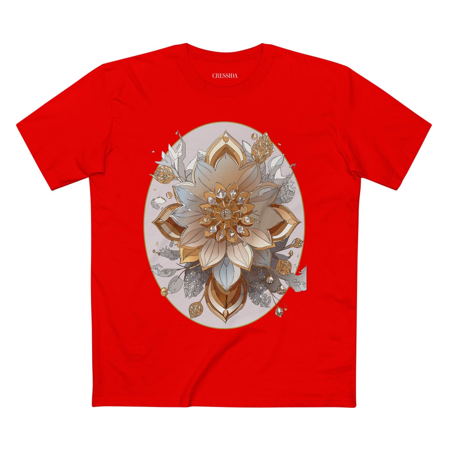 Floral Shirt, Shirt with Flower, Tee Shirt with Antique Flower
