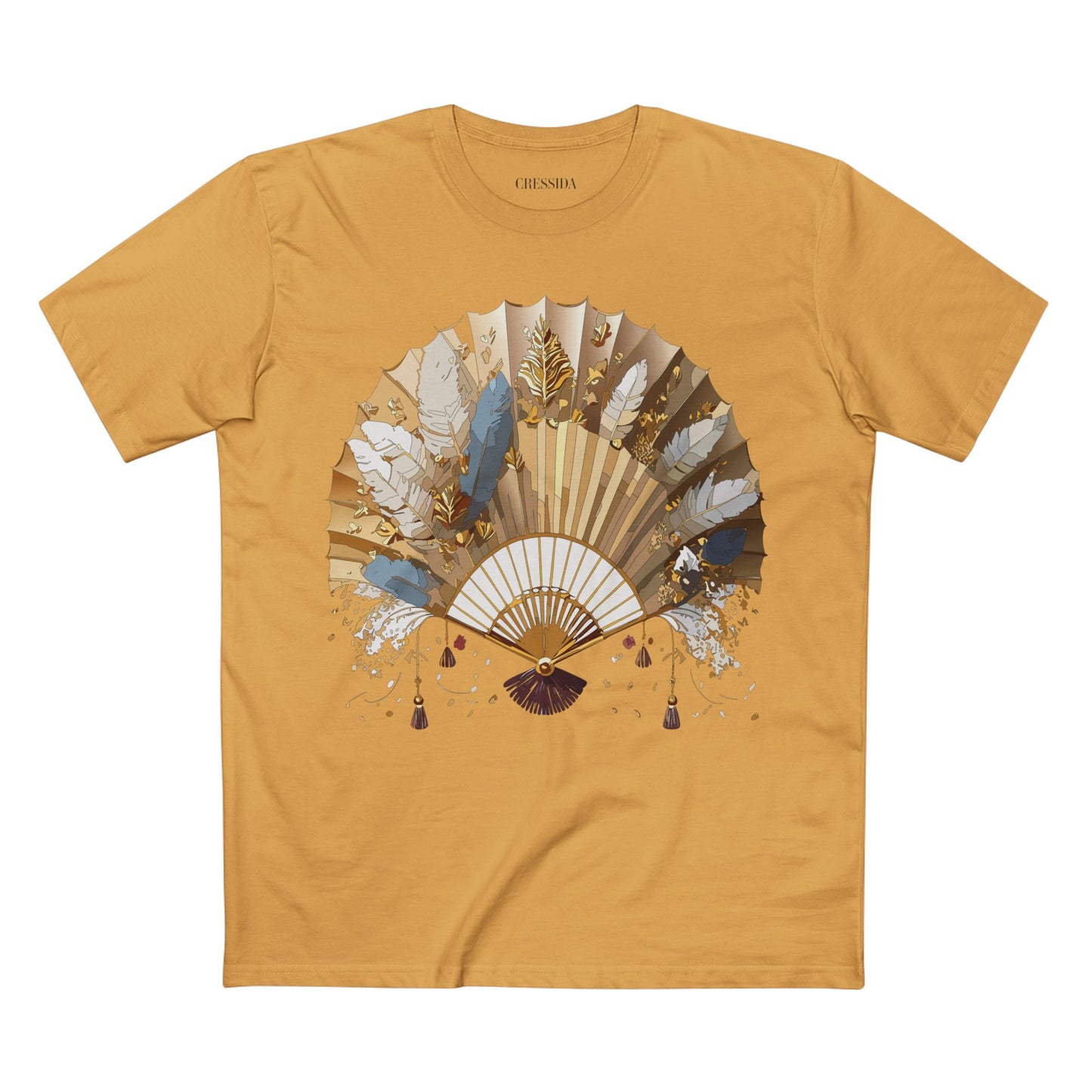 Fan shirt, Shirt with Fan, Tee Shirt with Antique Fan