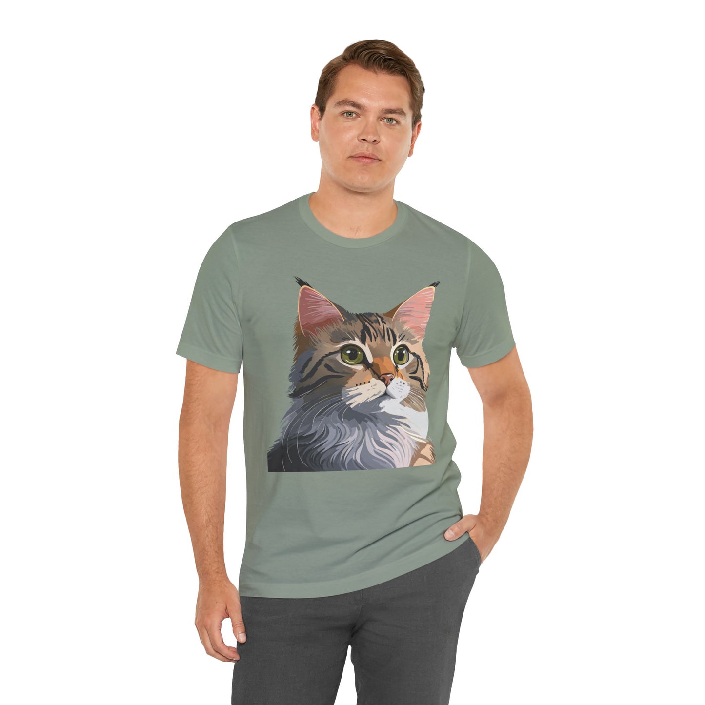 Unisex Animal Shirt, Tee Shirt with Animals, Art Design Tee Shirt, Wild Animals Shirt