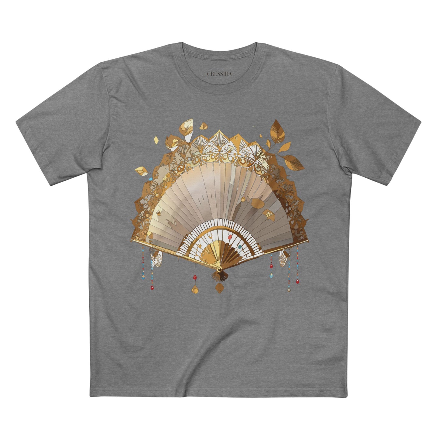 Fan shirt, Shirt with Fan, Tee Shirt with Antique Fan