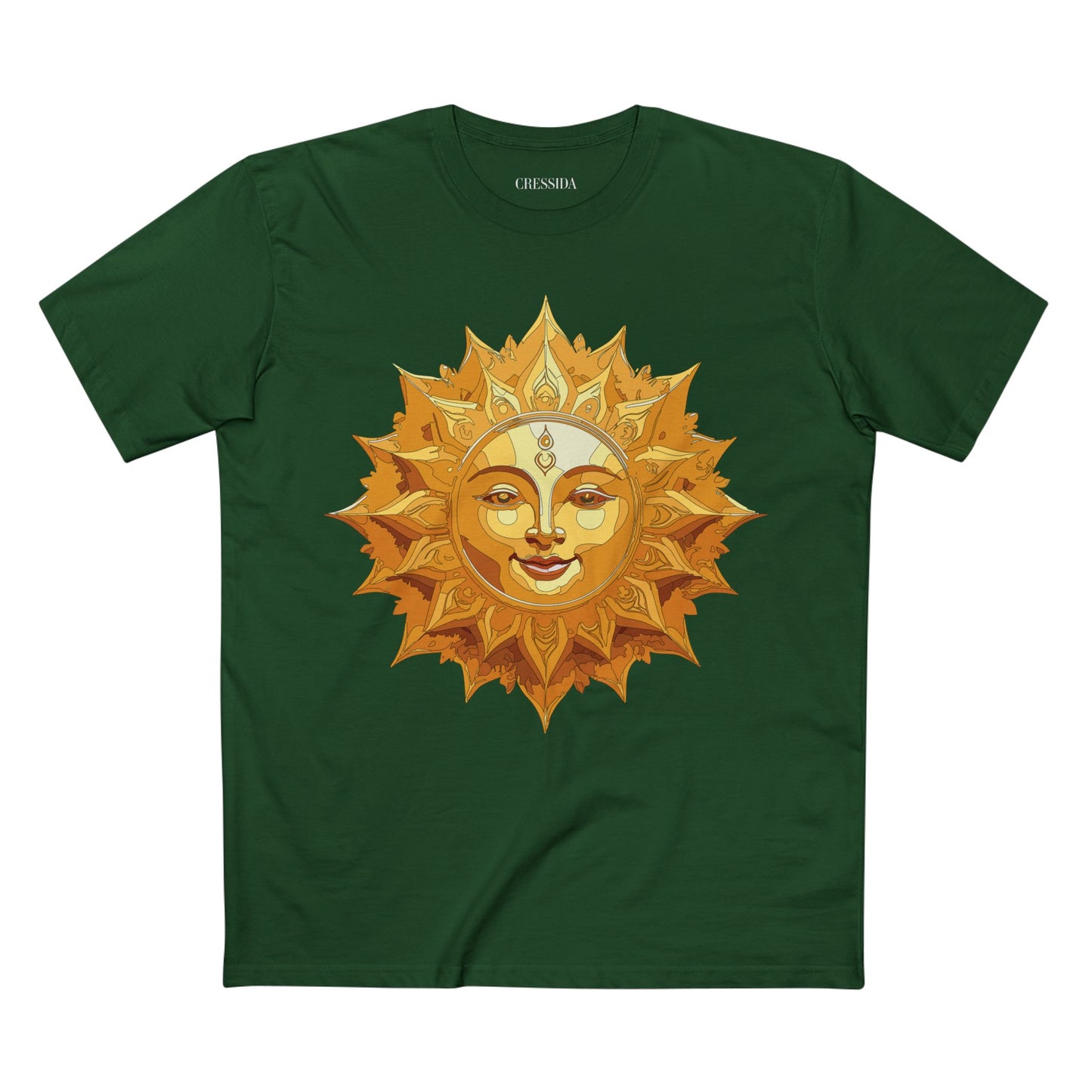 Sun Shirt, Shirt with Sun, Tee Shirt with Gold Sun