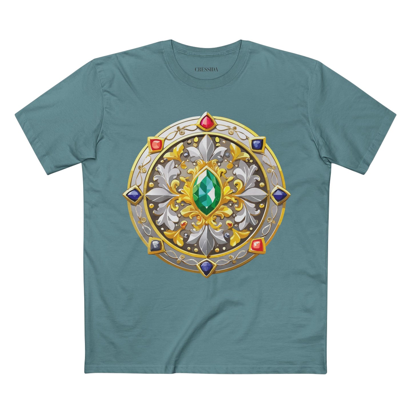 Medallion Shirt, Shirt with Medallion, Tee Shirt with Medal